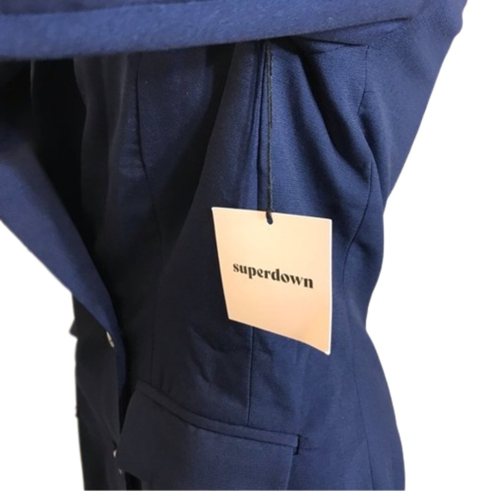 Superdown Madeline Navy Blue Double Breasted Blazer Dress - Picture 5 of 6